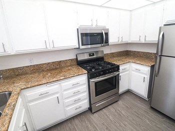 Kitchen with stove